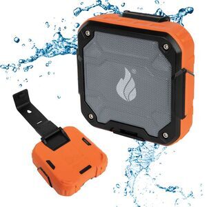 Blackfire Bluetooth Speaker Orange Portable Weather Resistant Wearable